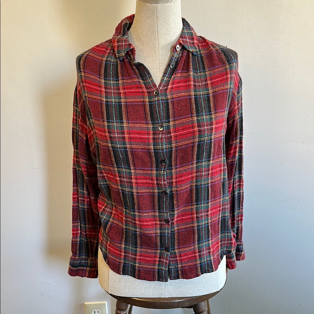Madewell Plaid Button-Up Shirt